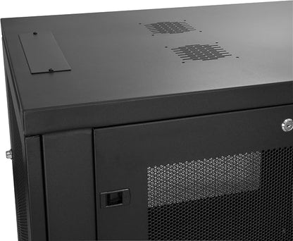 StarTech.com 2-Post 6U Wall Mount Network Cabinet w/ 1U Shelf, Ships Fully - Image 6