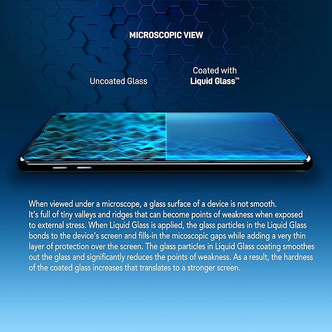 LIQUID GLASS Screen Protector Wipe On Scratch and Shatter Resistant Nano - Image 3