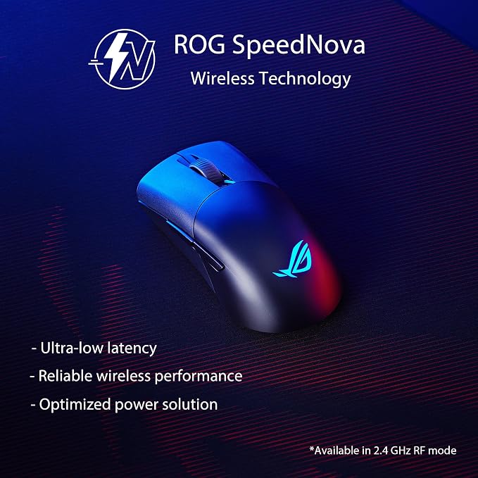ASUS ROG Keris Wireless Aimpoint Gaming Mouse – Right-Handed Ergonomic - Image 3