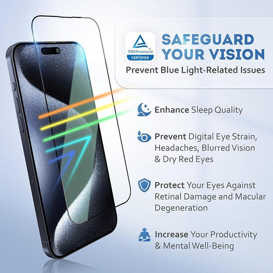 Deppa |2 Pack| Anti-Blue Light Screen Protector - Image 2