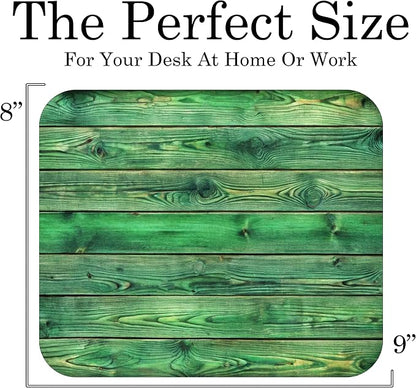Green Wood Decorative Colorful Mouse Pad Mat Mousepad - Image 3