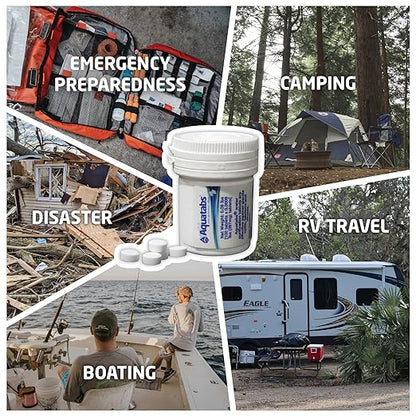 Aquatabs 397mg Water Purification Tablets. Water Filtration System for - Image 5