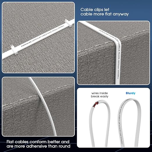 Cat 8 Ethernet Cable 30 ft, Heavy Duty High Speed Cat8 LAN Network Cable - Image 5