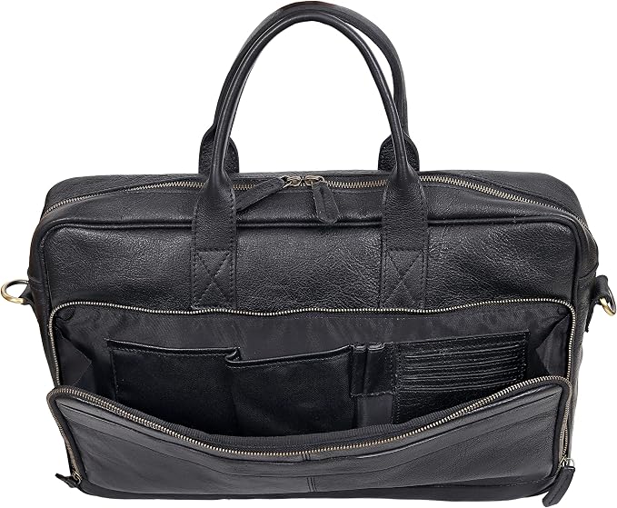 VC VINTAGE COUTURE Leather briefcase bag - Image 6