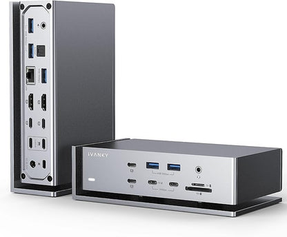 iVANKY FusionDock Max 1 Dual Thunderbolt 4 Chips, 20-in-1 Quad 6K@60Hz Monitor by ivanky