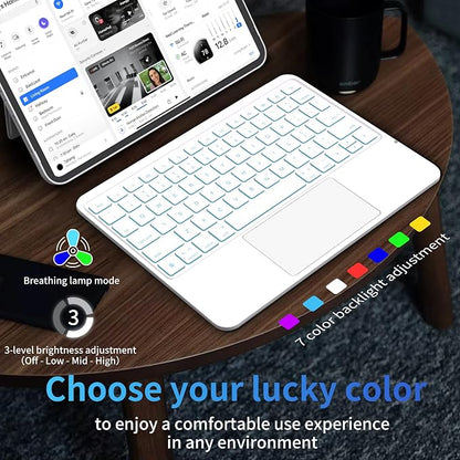 Keyboard Case for iPad 10th Generation and iPad 11th, Magnetic Detachable - Image 5