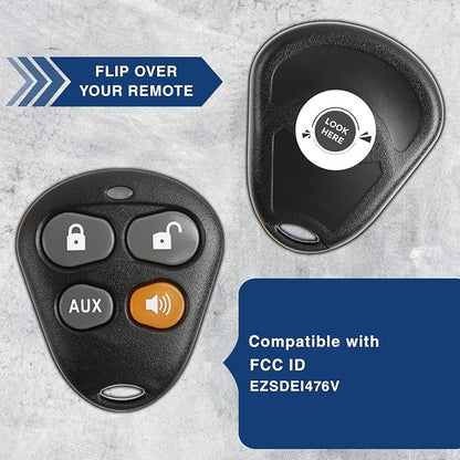 KeylessOption Keyless Entry Remote Starter Car Key Fob Alarm - Image 5