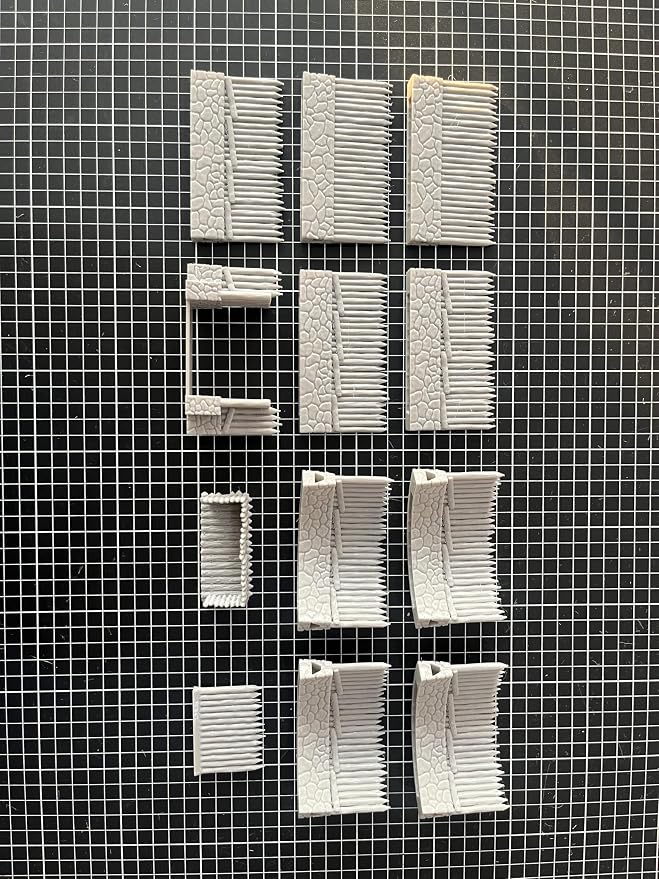 HAUTICO Tabletop RPG Village Wall Scenery and Wargame Terrain - Image 8