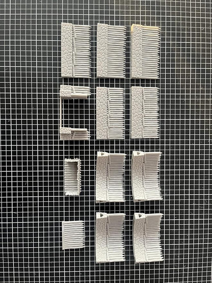 HAUTICO Tabletop RPG Village Wall Scenery and Wargame Terrain - Image 8