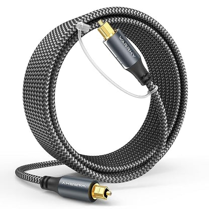 Warrky Optical Audio Cable, 20ft Optical Cable by WARRKY