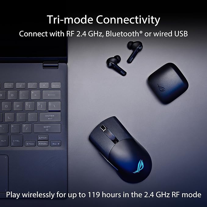 ASUS ROG Keris Wireless Aimpoint Gaming Mouse – Right-Handed Ergonomic - Image 6