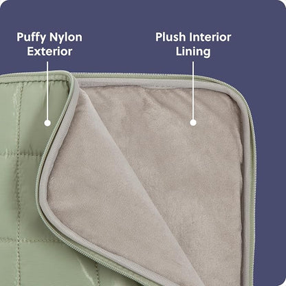 U Brands Nylon Puffer Zipping Large Laptop Sleeve, 10.5" x 15", Computer - Image 3