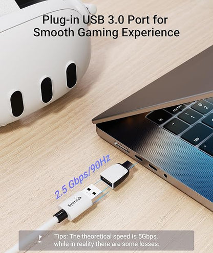 Syntech Link Cable with Charging 20FT Compatible with Oculus/Meta Quest 3S/3 - Image 3