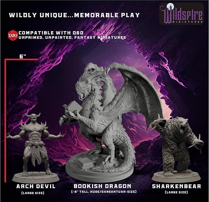 Fantasy Monsters & Bookish Dragon - Image 3