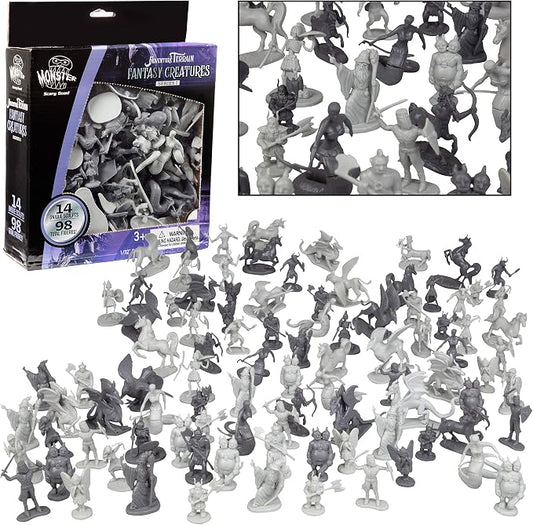 Monster Fantasy Creature Mini Action Figure Playset by Monster