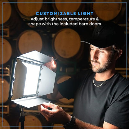 Lume Cube Studio Panel 2-Point Lighting Kit | Edge Lit LED Bicolor Light Panels - Image 5