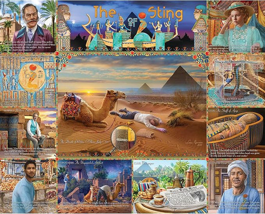 White Mountain Puzzles The Sting of APEP Jigsaw Puzzles 1000 Pieces Mystery by WhiteMountain