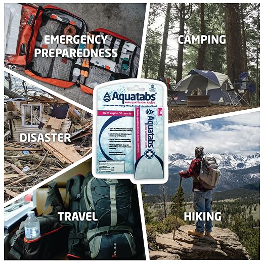 Aquatabs 49mg Water Purification Tablets. Water Filtration System - Image 5