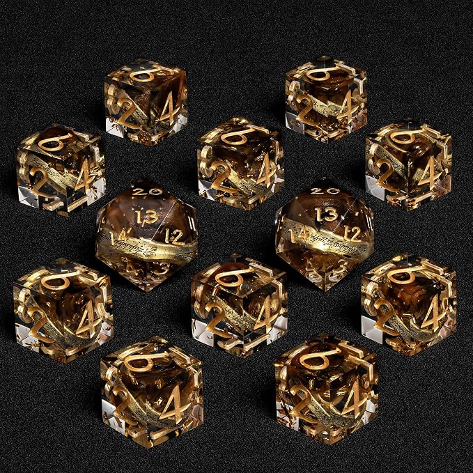 D6 Dice Set – 10× Six-Sided Resin Dice - Image 6