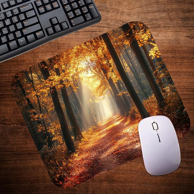Fall Season Mouse Pad Mat Mousepad - Image 4